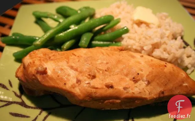Steak Frit Au Poulet (Poulet Avec Sauce Crémeuse)