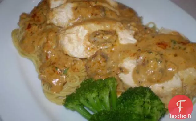 Pâtes au Poulet et Cheveux d'Ange