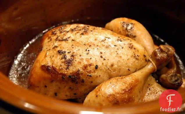 Poulet à la Mijoteuse Au Citron Et à l'Estragon