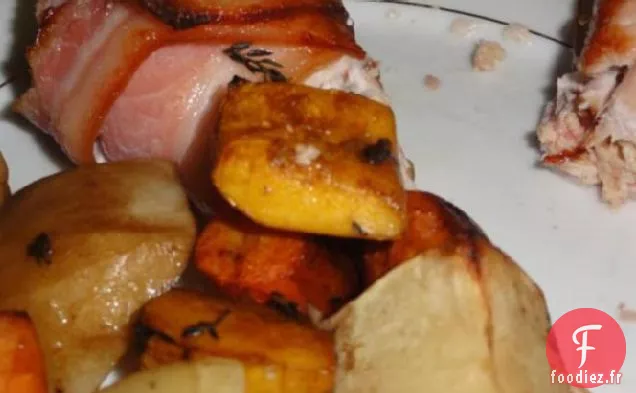 Bacon Enveloppé, Poulet Farci au Fromage! Miam Miam
