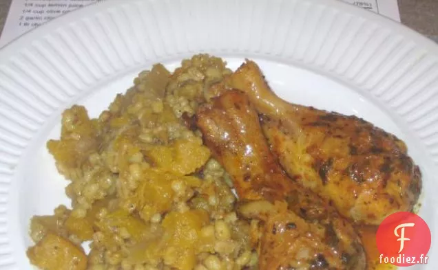 Poulet Rôti à l'Orange Et au Romarin