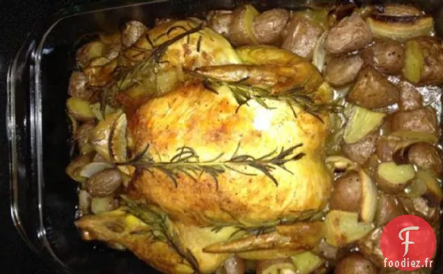 Poulet Rôti Simple et Facile