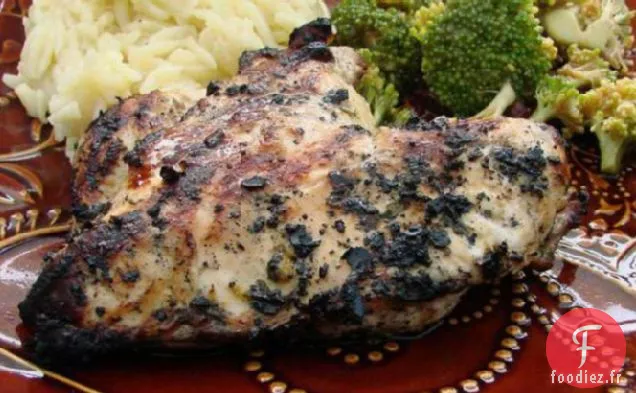 Poulet Grillé Avec Marinade À La Coriandre