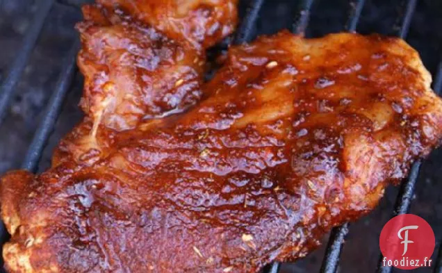 Poitrines De Poulet Grillées Sucrées et Épicées