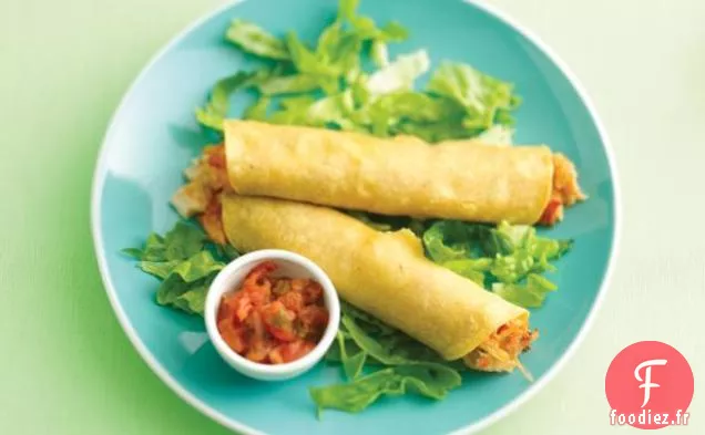 Taquitos de Poulet Qui Explosent