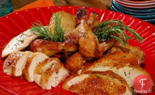 Poulets Entiers Fumés au Romarin Toscan