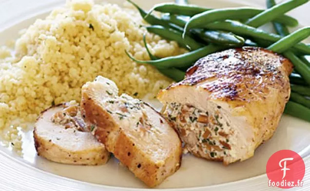 Poulet Farci aux Amandes