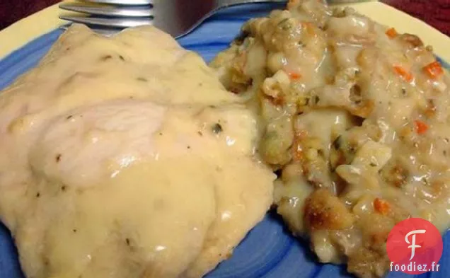 Casserole de Poulet et Farce