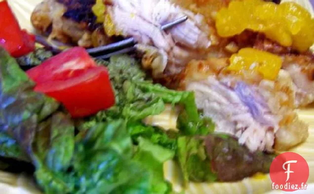 Poulet Macadamia À La Sauce Frangelico À L'Orange