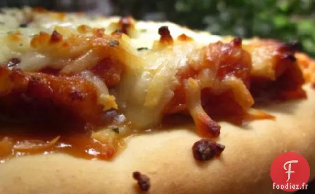 Pizza au Poulet Barbecue