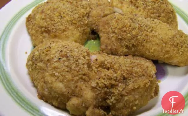 Poulet Croustillant Au Four Faible en Gras