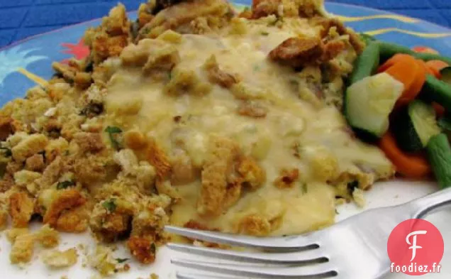 Poitrines De Poulet Désossées Avec Mélange De Farce