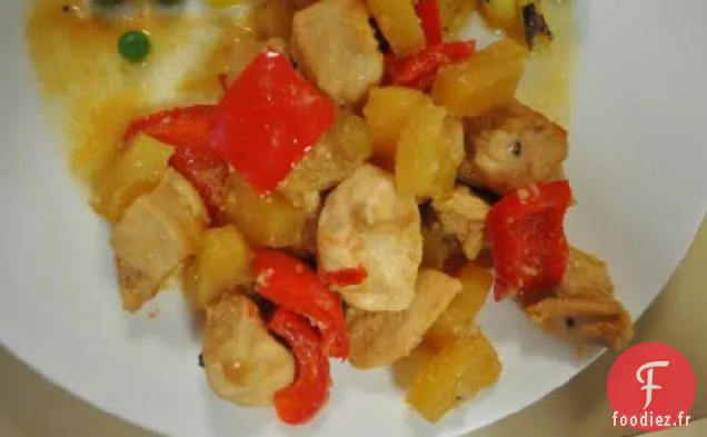 Poulet à l'Ananas Au Four