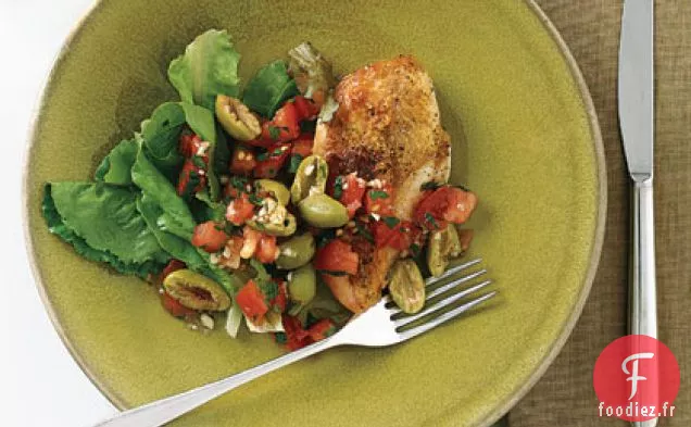 Poulet Rôti à la Relish aux Olives