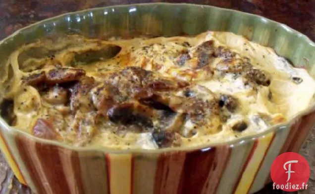 Poulet À La Crème De Parmesan