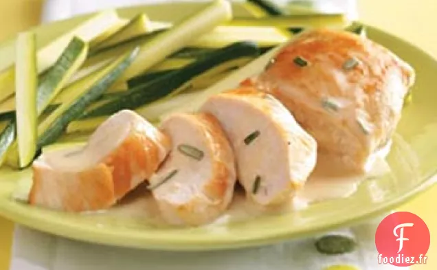 Poulet à la Sauce au Beurre de Romarin