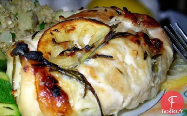Poulet Grillé au Citron Et au Romarin