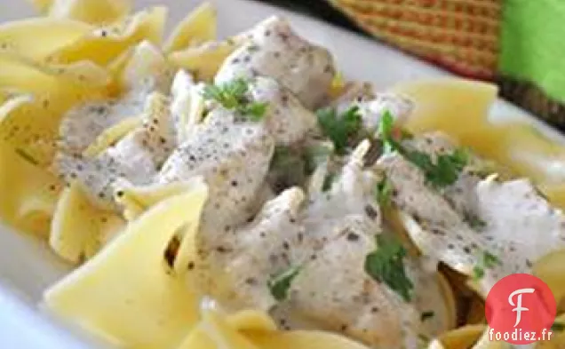 Poulet à la Mijoteuse Stroganoff