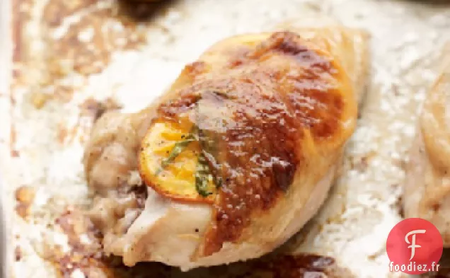 Poitrines De Poulet Farcies au Tangelo