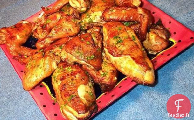 Poulet Grillé au Charbon de Bois