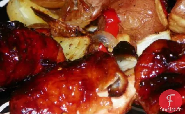 Cuisses De Poulet En Sauce Au Sésame