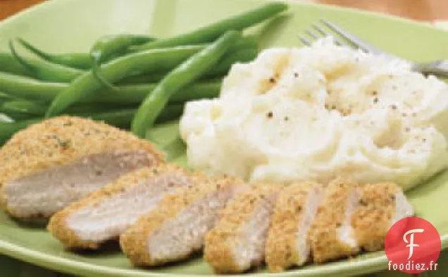 Poulet Cuit au Four Pané