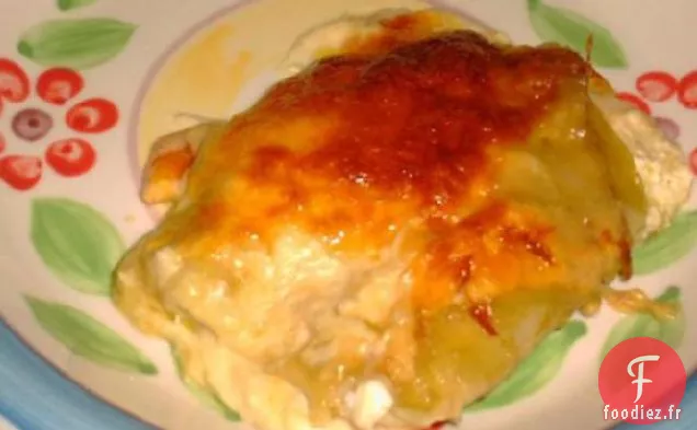 Enchiladas Au Fromage à la Crème au Poulet