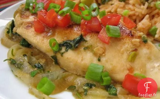 Fettuccine De Poulet À La Ricotta Et Au Basilic