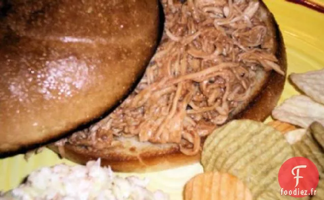 Barbecue au Poulet à la Mijoteuse