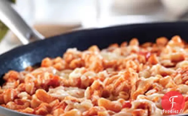 Poulet à la Poêle Rapide et Macaroni Parmesan