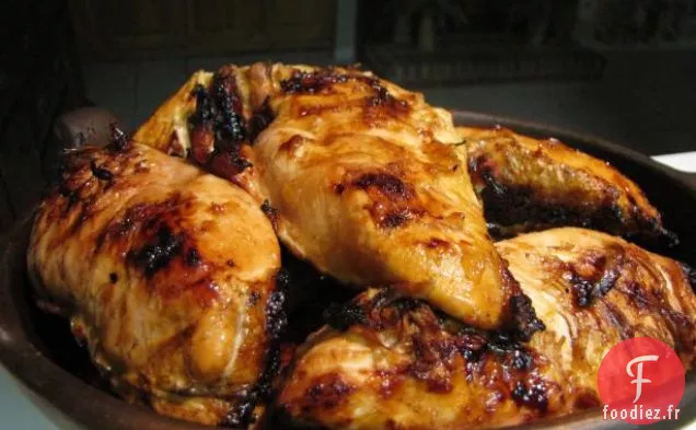 Brochettes de Poulet en Marinade de Pamplemousse
