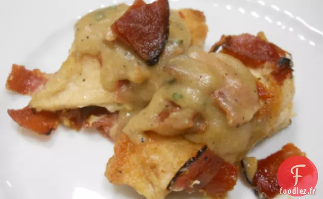 Poulet poêlé au Bacon et Sauce au Thym