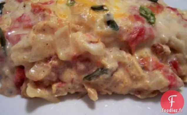 Enchiladas de Poulet à la Crème Sure