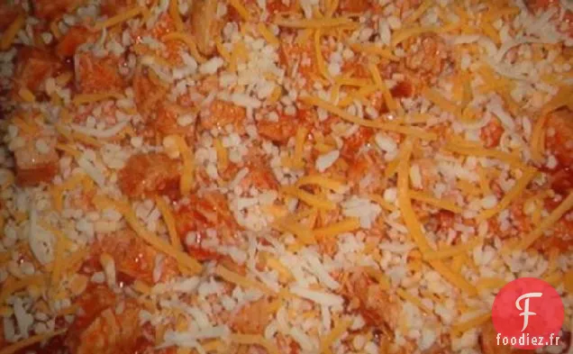 Pizza au Poulet Buffalo Facile