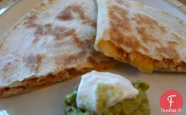 Quesadillas de Poulet Croquantes et Gluantes