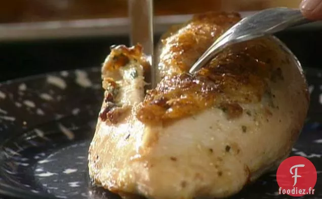 Poitrines de Poulet Farcies au Bacon et au Fromage Bleu