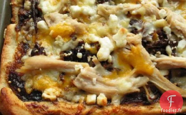 Pizza au Poulet BBQ Italienne Facile