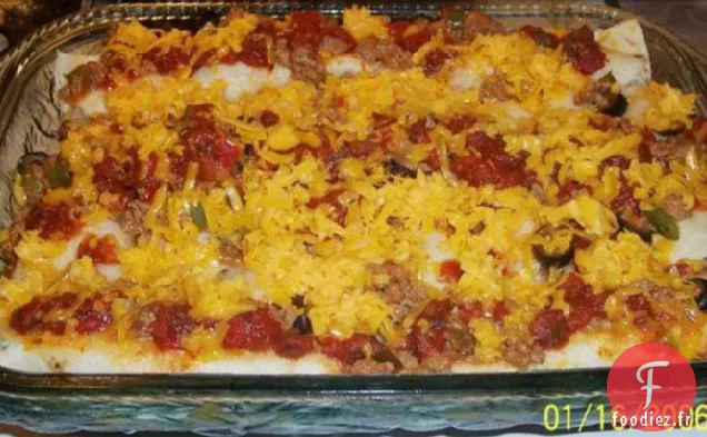 Enchiladas De Dinde --- Une Version Un Peu Plus Légère