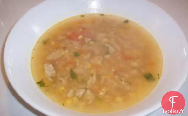 Soupe de Dinde Hachée Mexicaine Épicée Et Copieuse