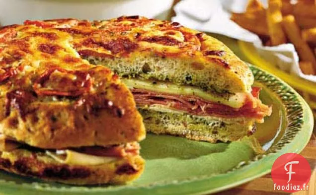Sandwich Focaccia au Pesto