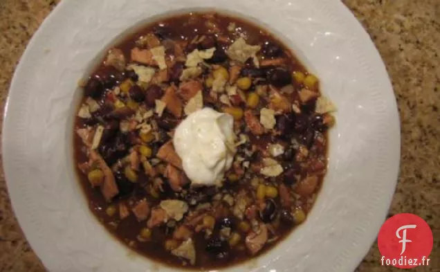 Déjeuner du dimanche Soupe aux Haricots et au Maïs