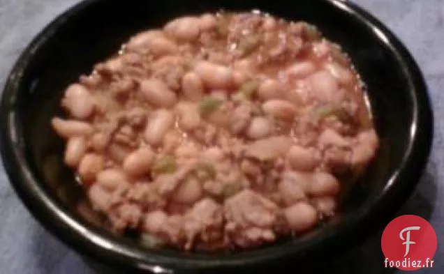 Dinde Moulue et Piment aux Haricots Blancs