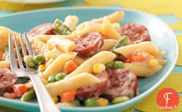 Saucisse Épicée et Penne