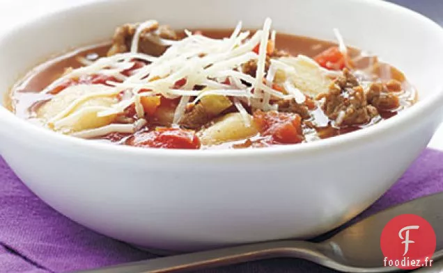 Saucisse de Dinde - Soupe de Gnocchis