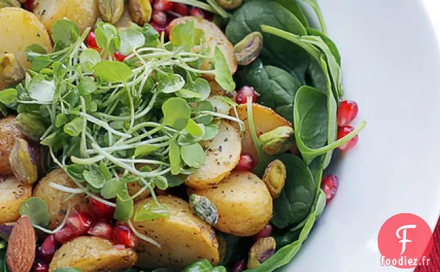 Pommes De Terre, Cresson Bébé Et Grenade