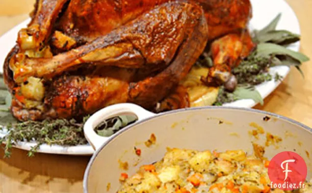 Dinde du Patrimoine avec Vinaigrette aux Huîtres