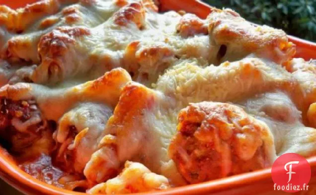 Rigatoni Au Four Avec Boulettes De Viande