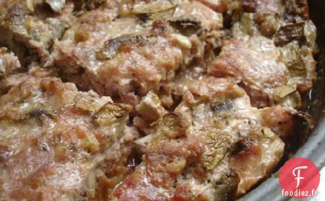 Pain de viande sur le gril
