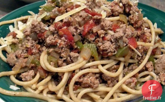 Spaghetti À La Sauce À La Viande De Dinde