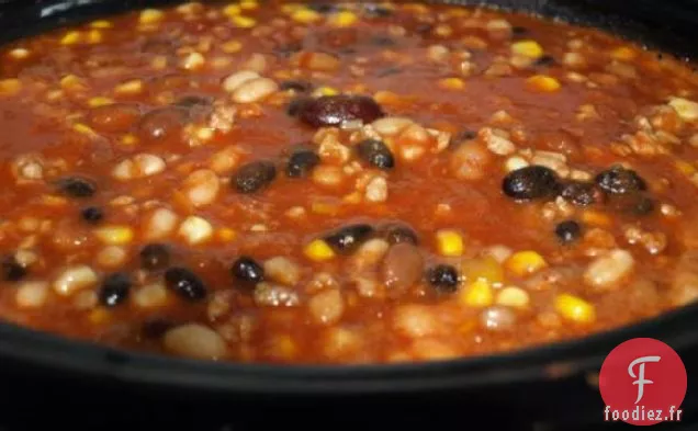 Chili à la Dinde Slowcooker